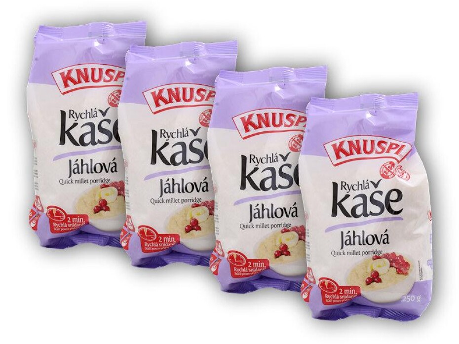 Knuspi 4x Rychlá kaše jáhlová 250g - main (0)