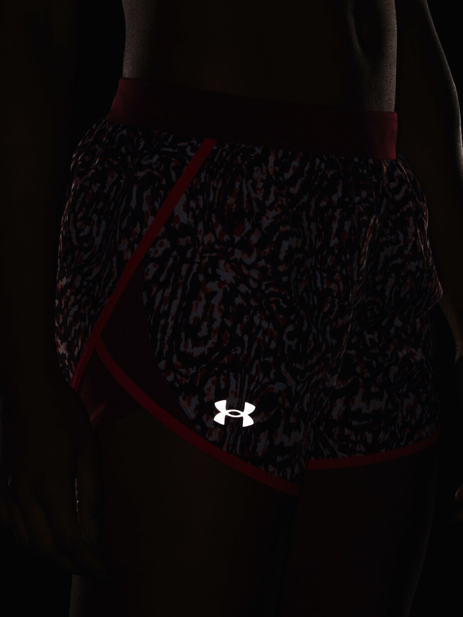 Dámské šortky Under Armour  Fly By 2.0 Printed Short -PNK S - main (2)