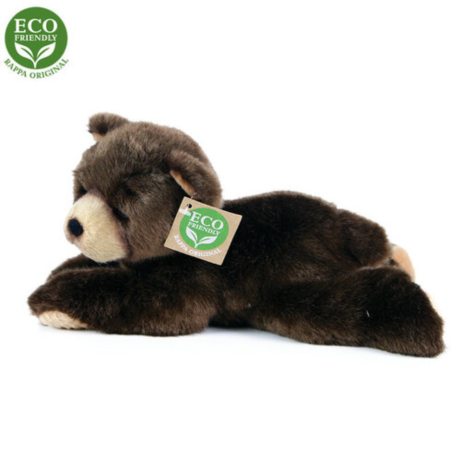 RAPPA medvěd tmavě hnědý ležící ECO-FRIENDLY 15 cm - main (1)