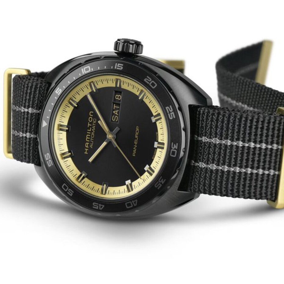 Hamilton American Classic Pan Europ Black & Gold Auto H35425730 - main (5)