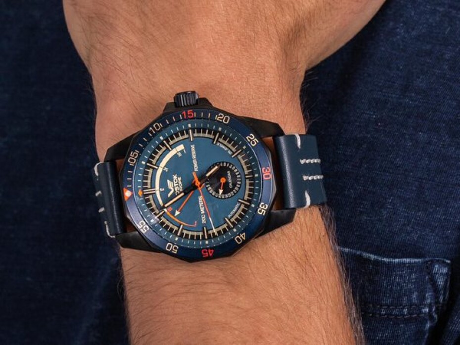 Vostok Europe N-1 Rocket Automatic Power Reserve NE57-225C564 - Kožený řemínek - main (7)