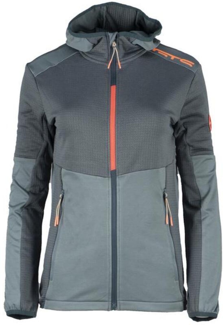 GTS301542L Waffle Bicolor dámská mikina, Khaki - main (0)
