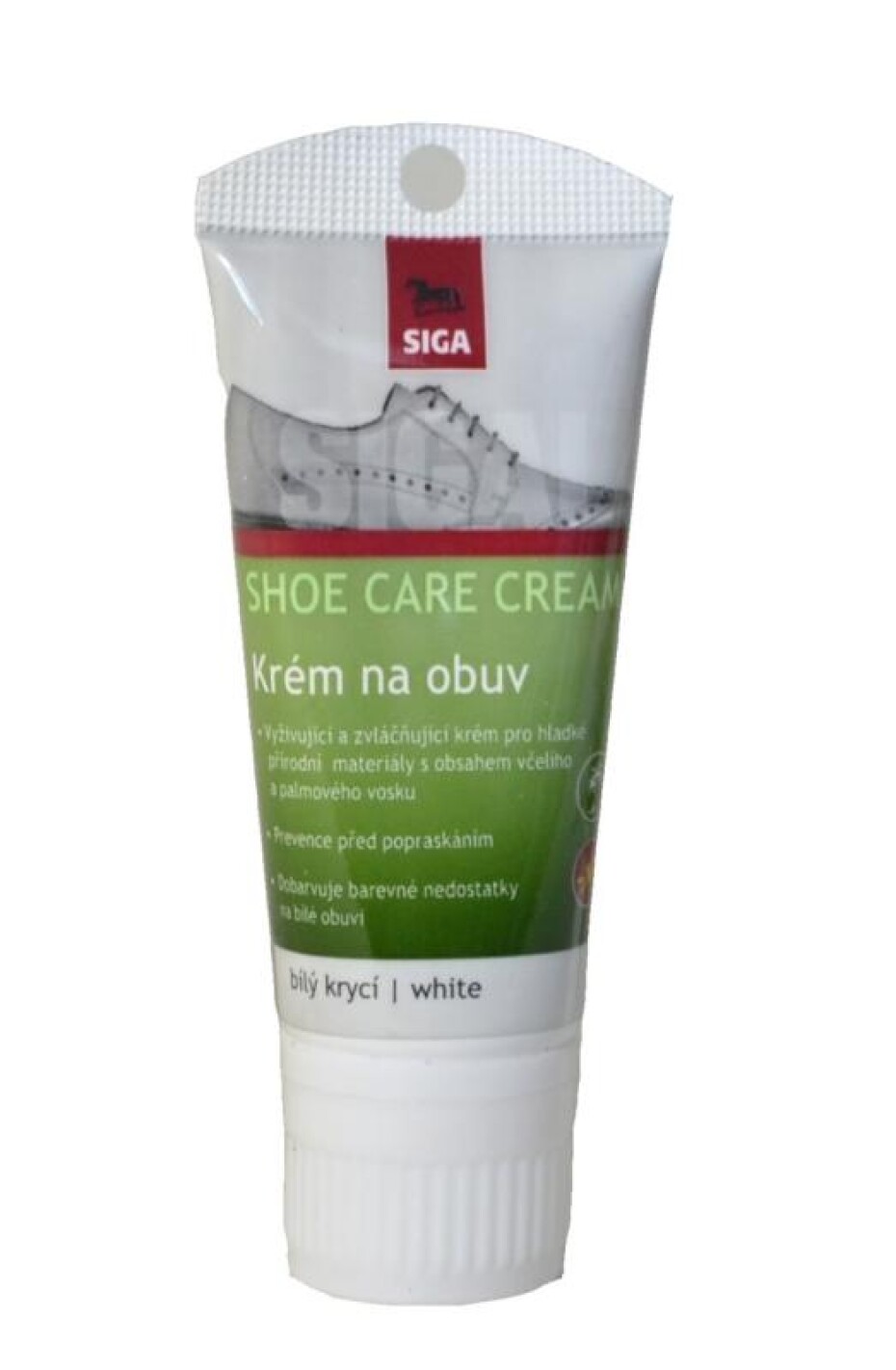 Siga SIGAL Krém na obuv bílý krycí tuba s aplikátorem 50 ml NO. 3A - main (0)