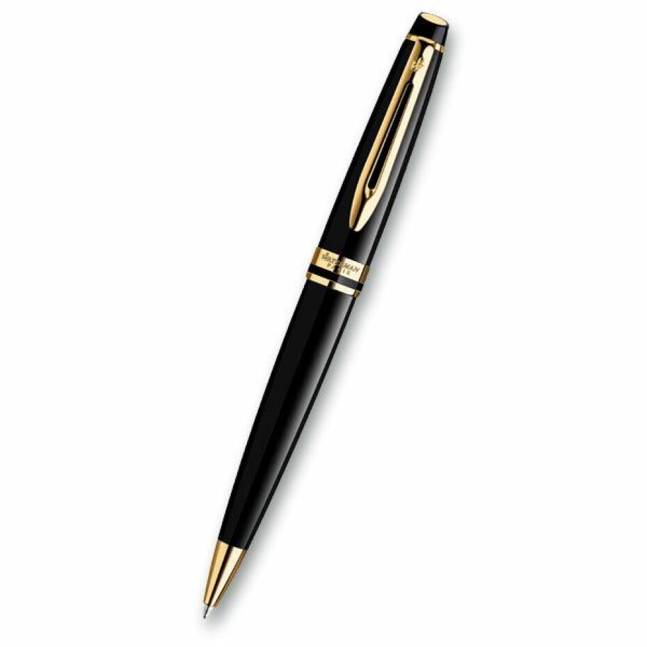 Kuličkové pero Waterman Expert Black Lacquer GT 1507/2951700 - main (0)