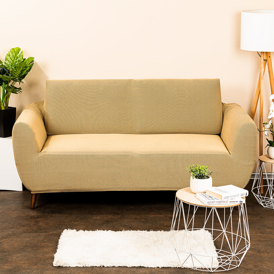 4Home Multielastický potah na dvojkřeslo Comfort béžová, 140 - 180 cm - main (0)