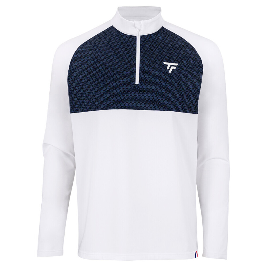 Pánská mikina Tecnifibre  Pro Thermo Zipper LS White L - main (0)
