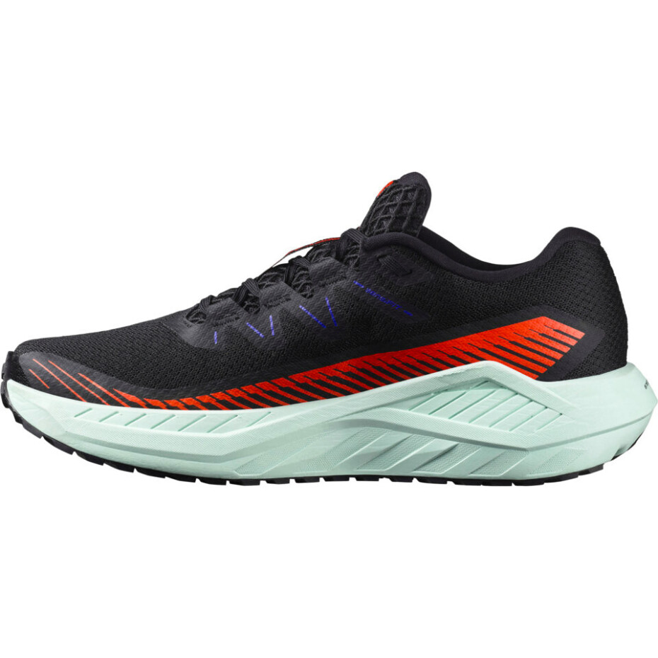 Pánská běžecká obuv Salomon DRX Defy Grvl Black/Cherry Tomato/Bay  UK 11 - main (1)
