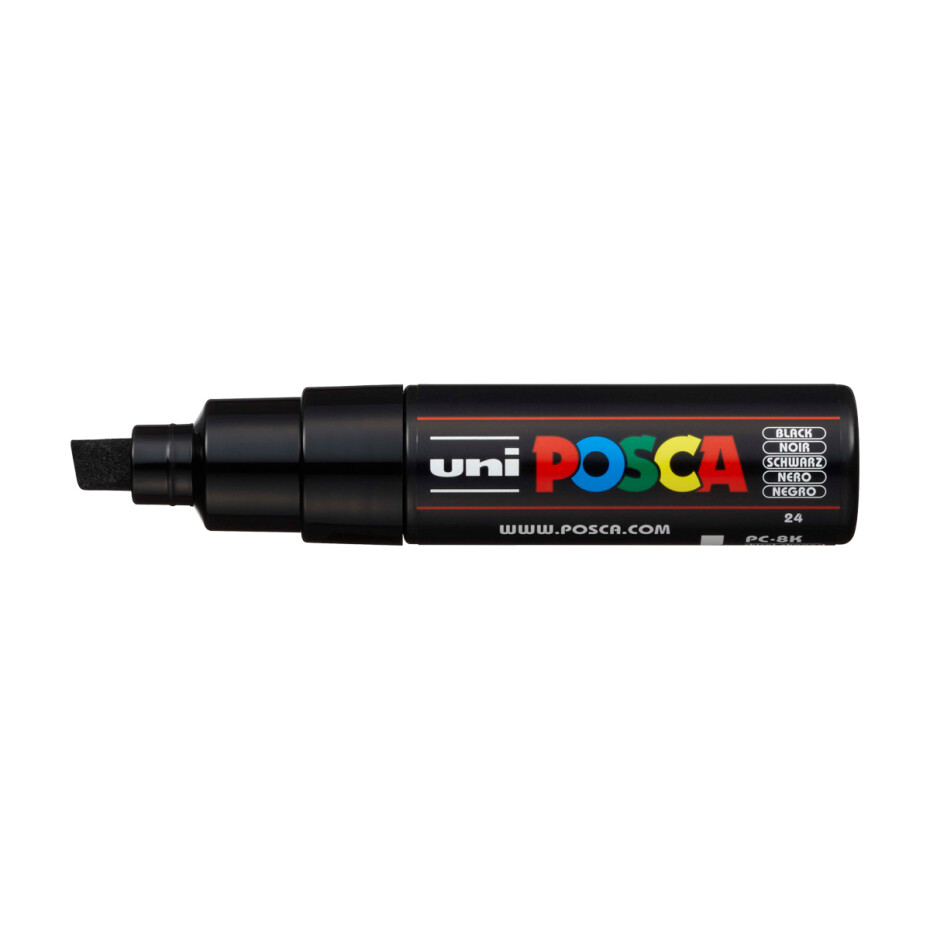 Posca popisovač PC-8K, 8 mm, černá (24) - main (0)