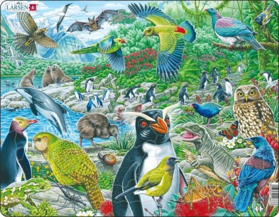 Puzzle Divoká příroda Nového Zélandu - main (0)