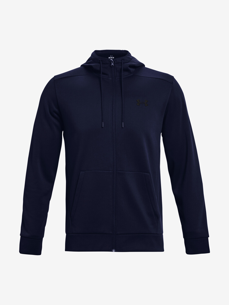 Pánská mikina Under Armour  Fleece FZ Hoodie-NVY L - main (4)