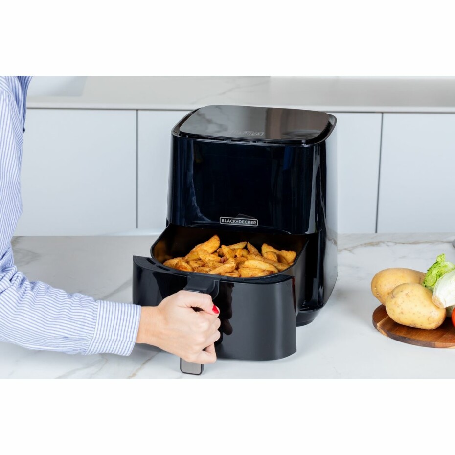 Black+Decker BXAF5000E Horkovzdušná fritéza, černá - main (3)