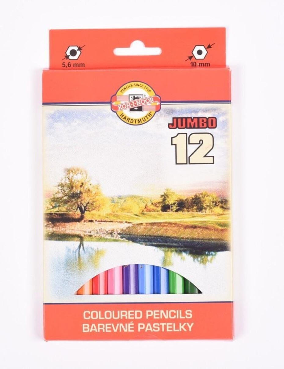 Koh-i-noor pastelky JUMBO - krajina, 12 ks - main (0)