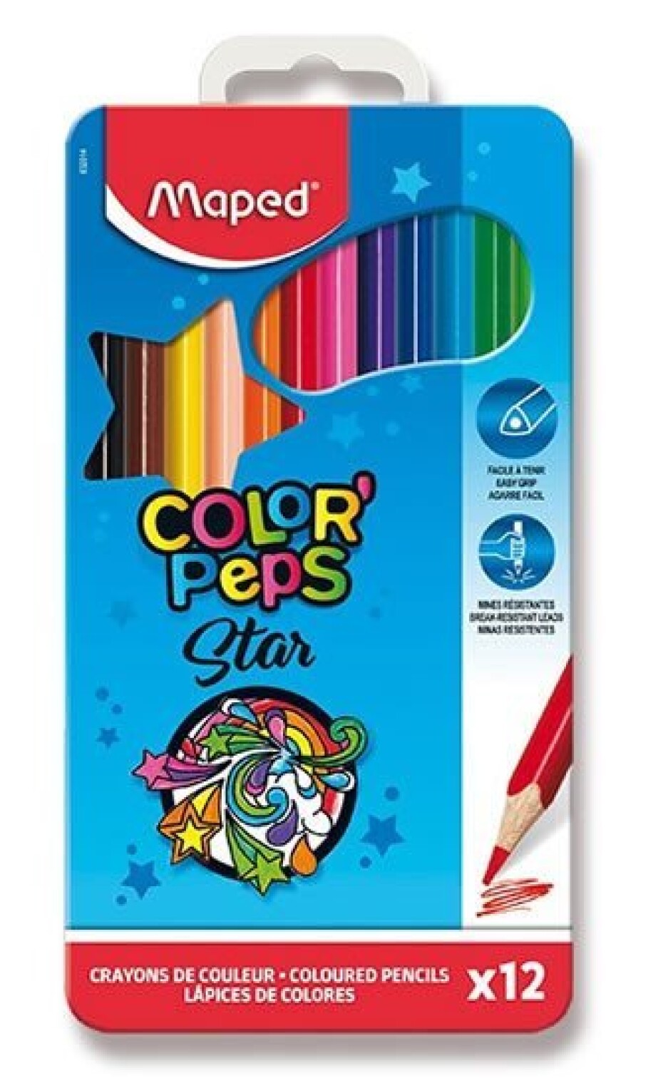 Maped - Pastelky Color´Peps Metal Box 12 ks - main (0)