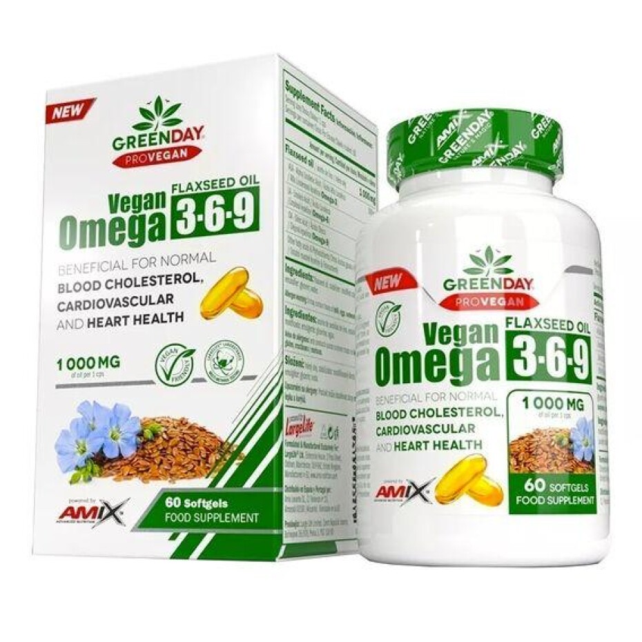 Amix ProVegan Omega 3-6-9 60 kapslí - main (0)