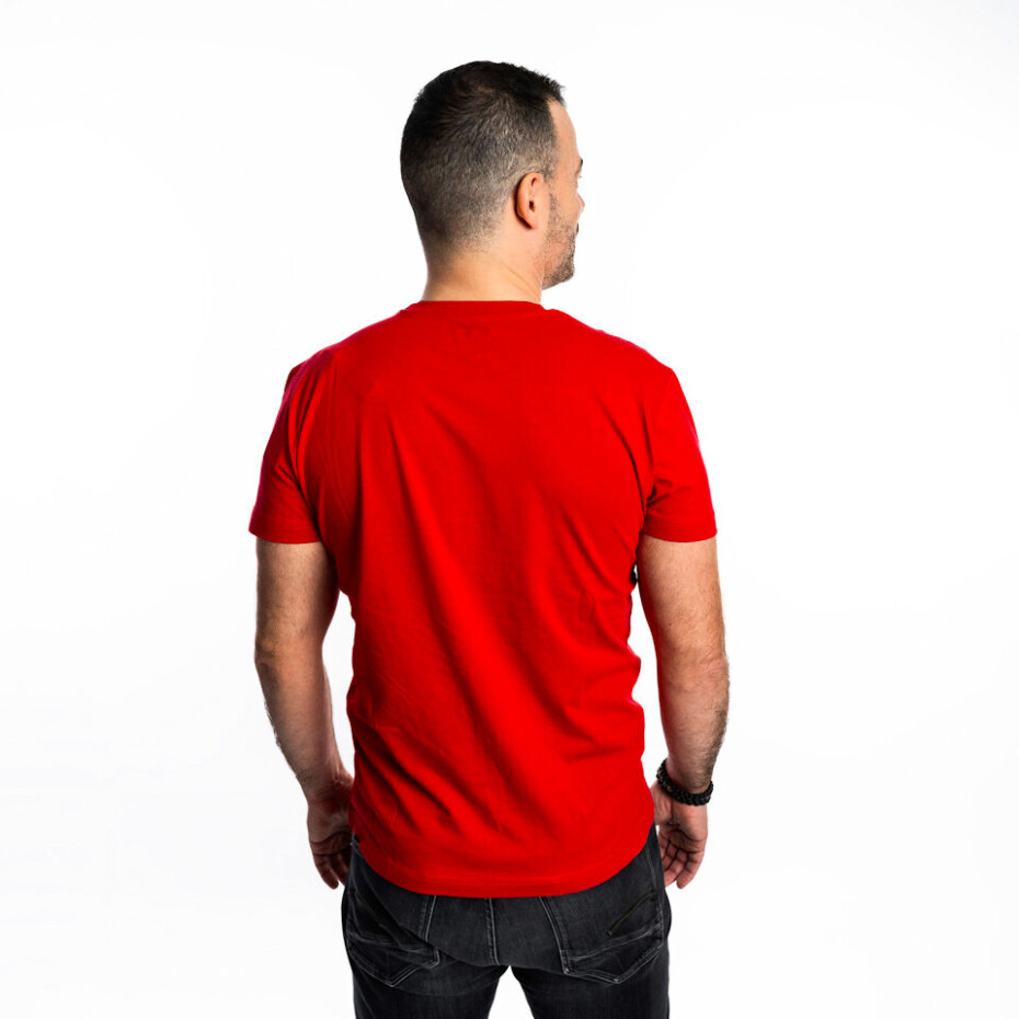 Tričko Kappa  Logo Kafers Statní Znak Red  L - main (2)