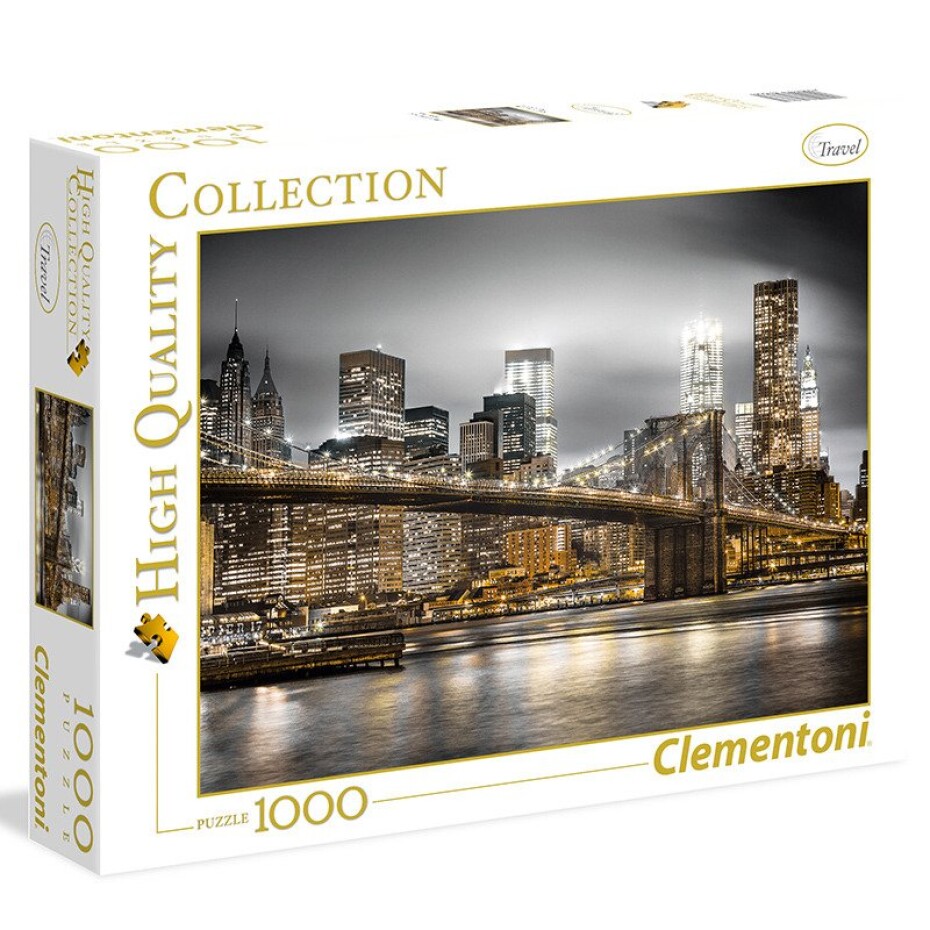 Puzzle New York/1000 dílků, 1.  vydání - Clementoni - main (0)