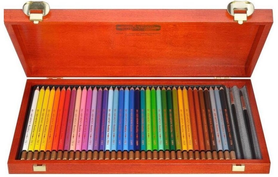 Koh-i-noor pastelky akvarelové umělecké MONDELUZ sada 36 ks v kazetě - main (0)
