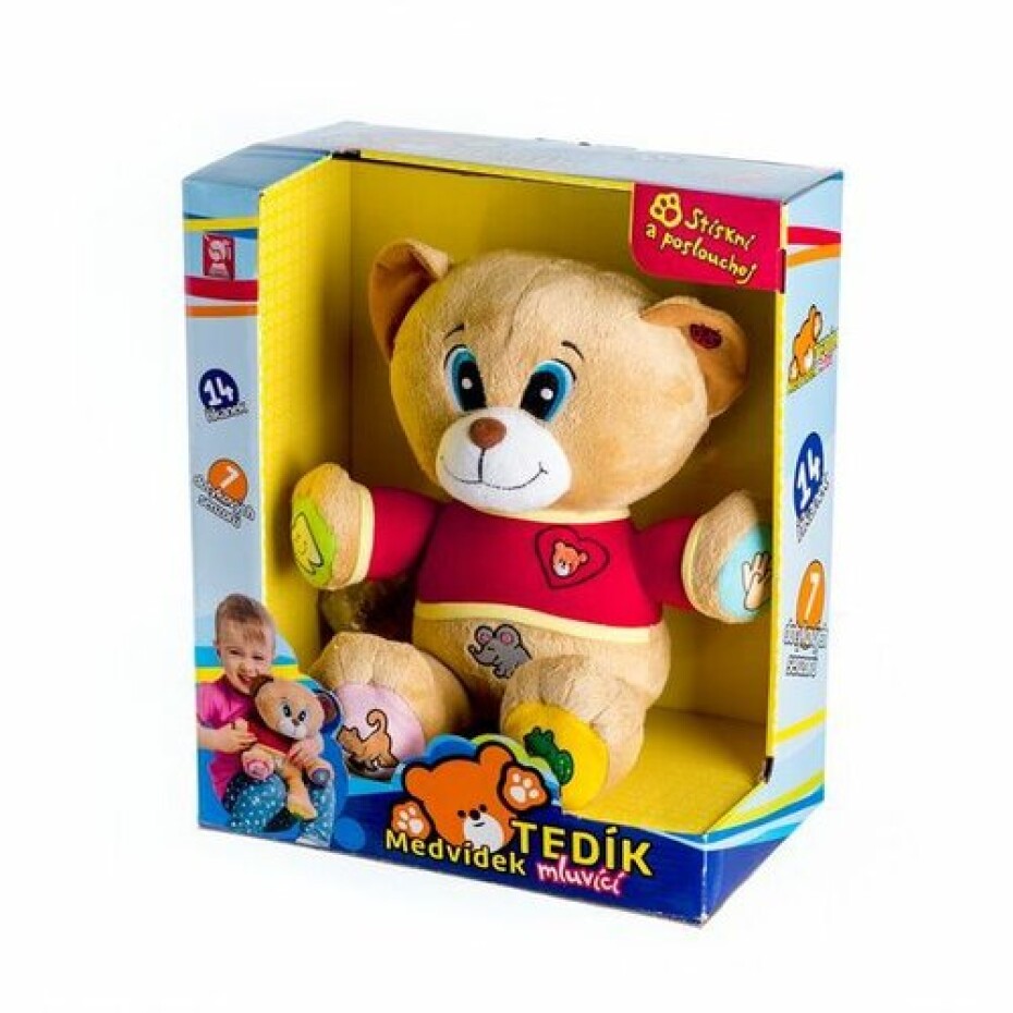 Teddies Mluvící medvěd Tedík, 30 cm - main (5)