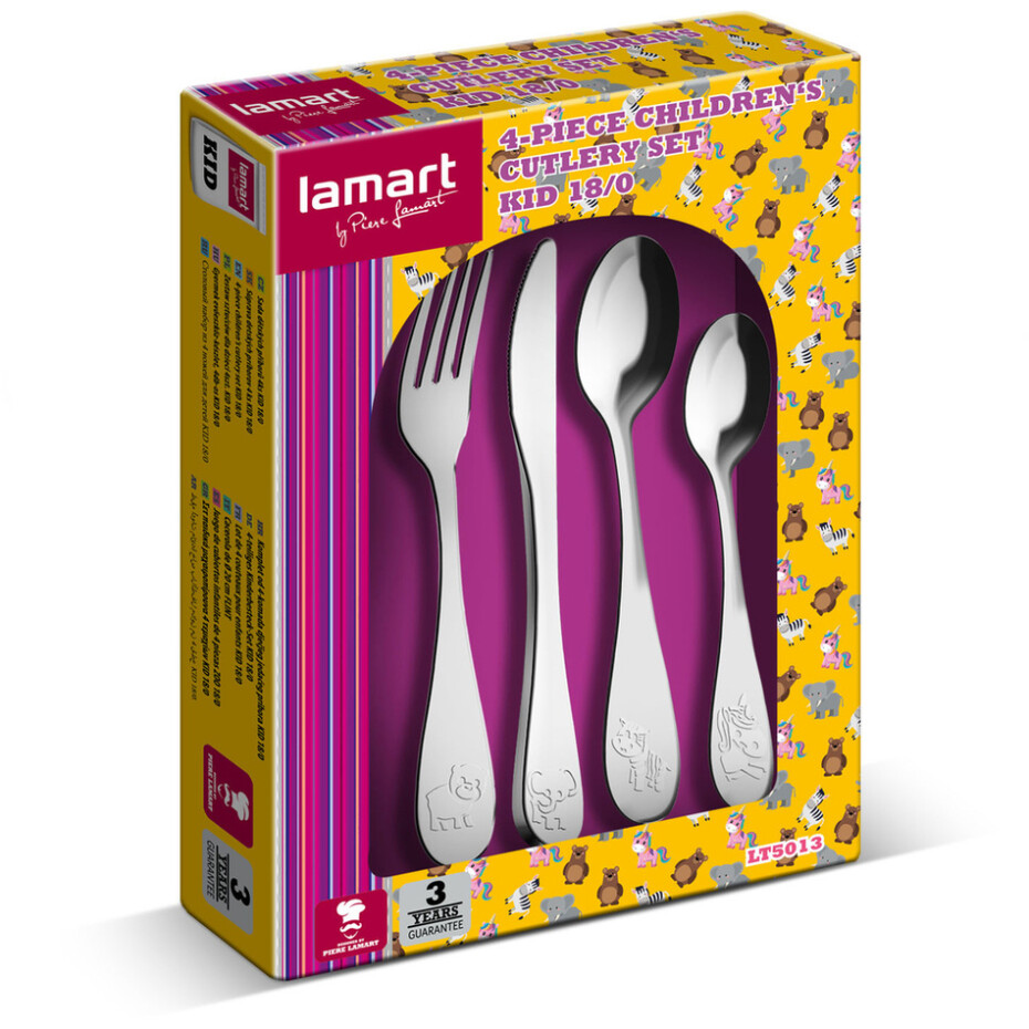 Lamart LT5013 4dílná sada dětských příborů Kid - main (1)