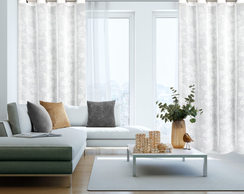 ArtFir Záclona POLY K | bílá 140 x 250 cm - main (1)