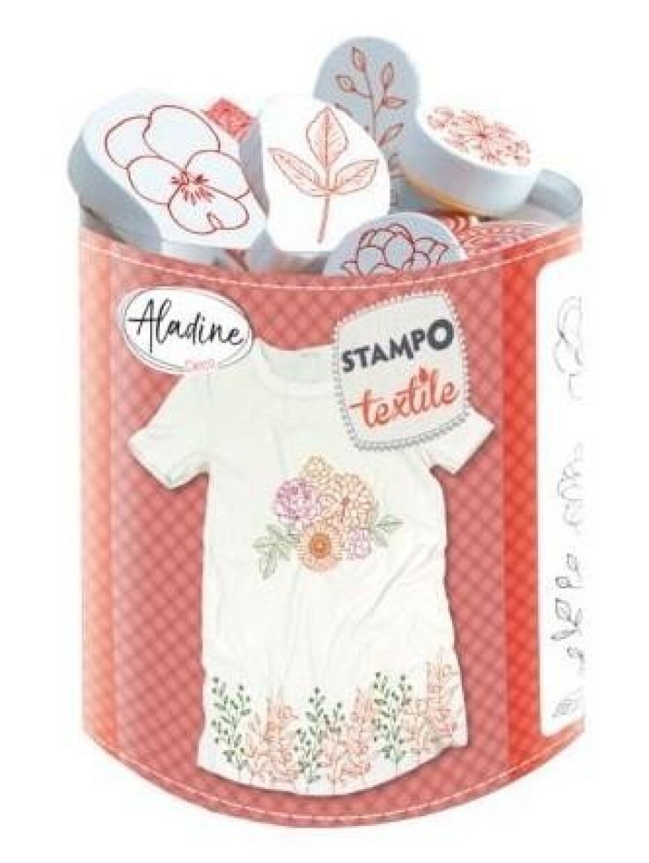 Razítka Stampo Textile - Květiny a věnečky - main (0)