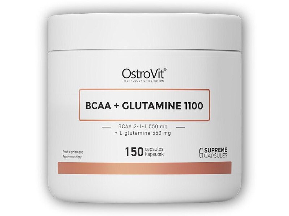 Ostrovit Supreme BCAA + Glutamine 1100mg 150 kapslí - main (0)