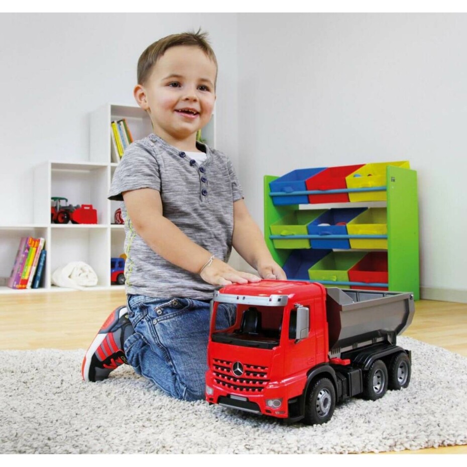 Lena Auto sklápěč Worxx plast 46cm 1:15 v krabici Mercedes Arocs 04610 - main (10)