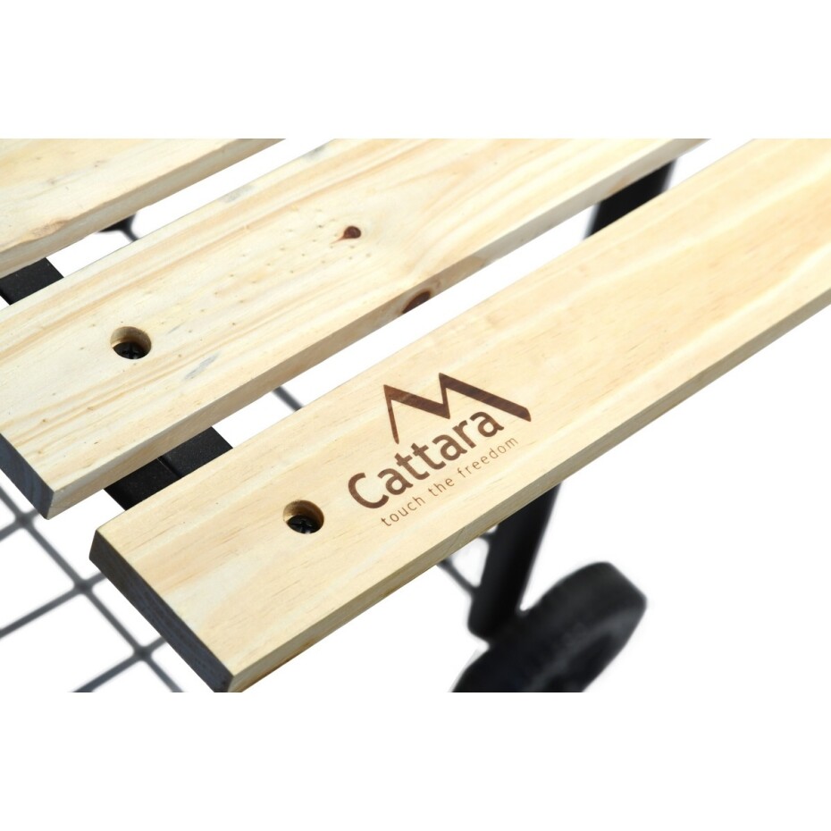 Cattara Gril na dřevěné uhlí s udírnou Smokie, 100 x 55 x 113 cm - main (6)
