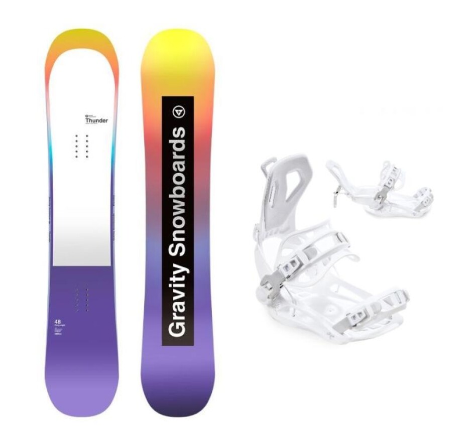 Gravity Thunder 24/25 dámský snowboard + Raven Fastec FT360 white vázání - main (0)
