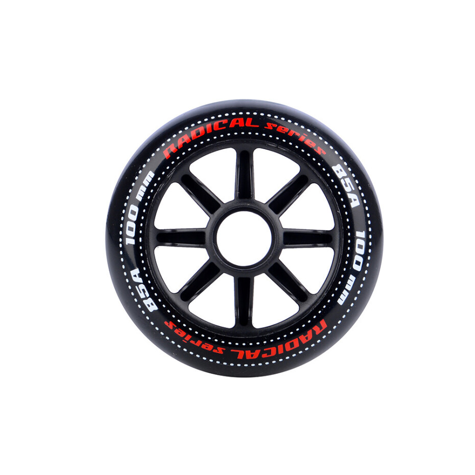 Inline kolečka Tempish  RADICAL 100 mm 85A Black 3-Pack - main (0)