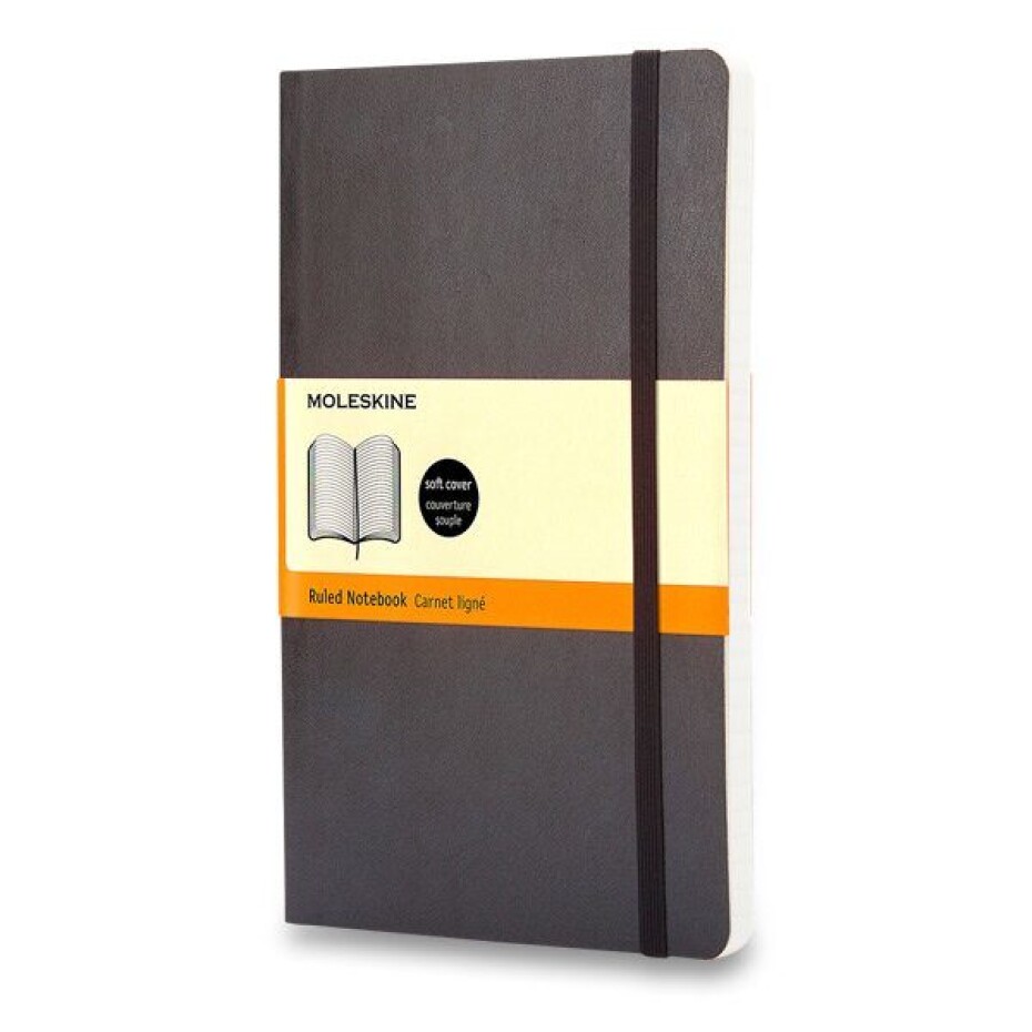Zápisník Moleskine VÝBĚR BAREV - měkké desky - S, linkovaný 1331/11242 - Zápisník Moleskine - měkké desky černý - main (0)