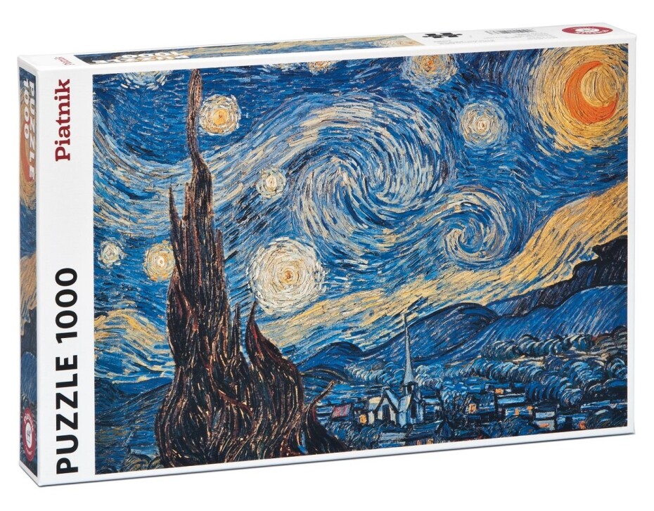 Piatnik Puzzle Van Gogh Hvězdná noc  1000 dílků - main (0)
