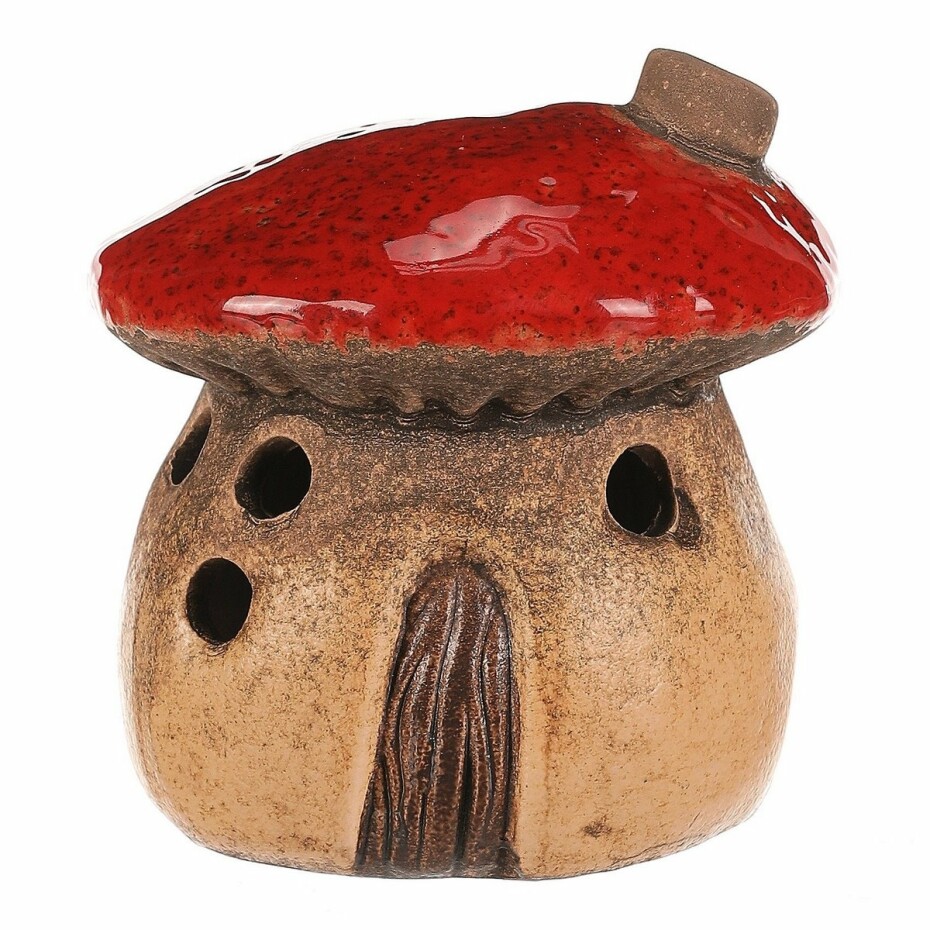Svícen Houbový domek, 1 ks, 12 x 12 x 13 cm - main (0)