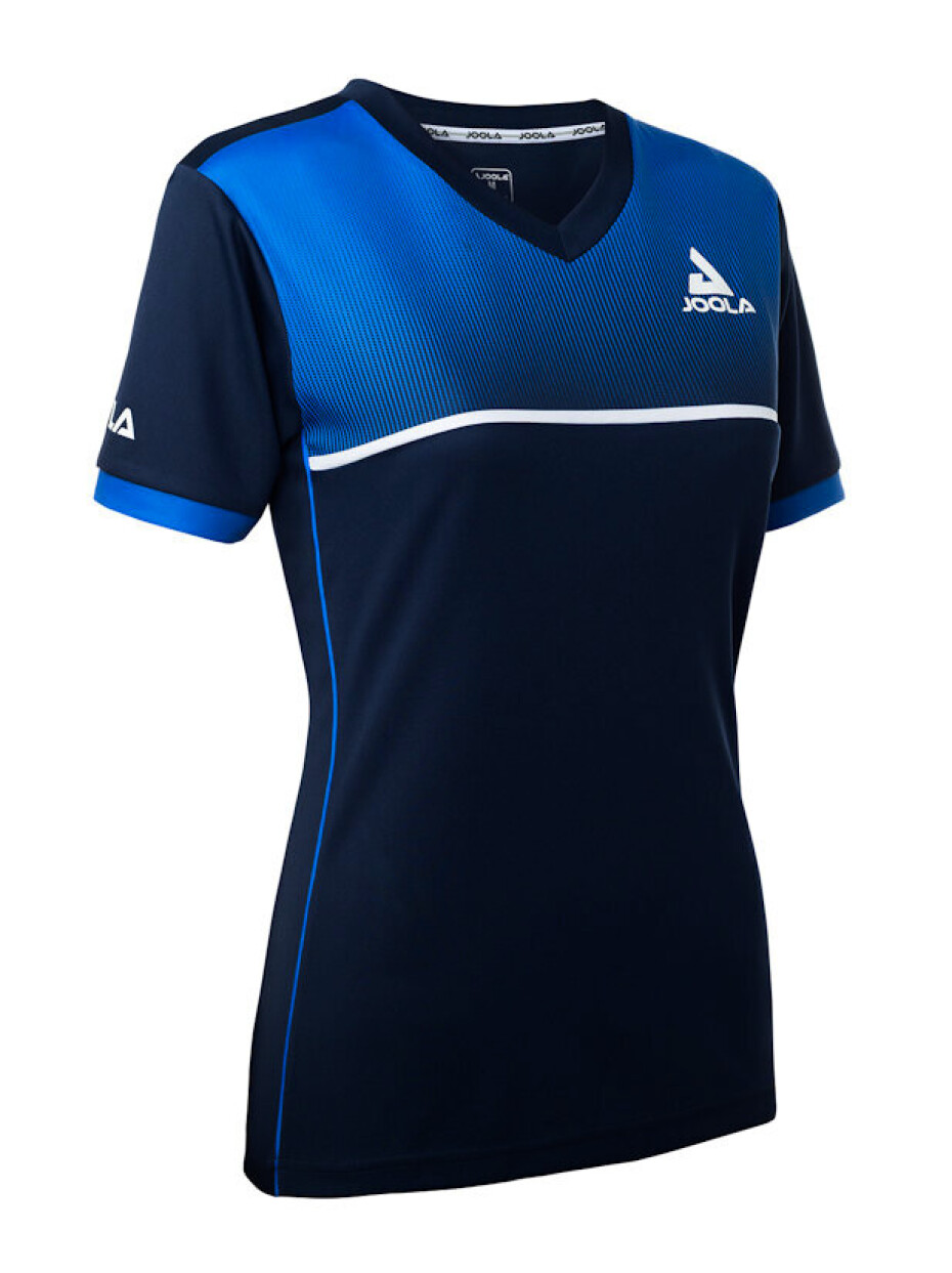 Dámské tričko Joola  Lady Shirt Edge Navy/Blue XS - main (1)