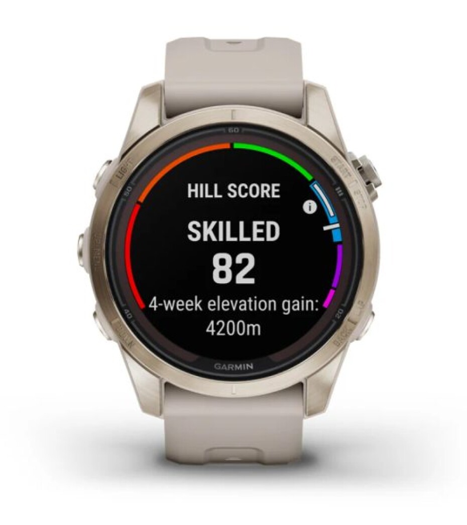 Garmin Fēnix 7S Pro Sapphire Solar Edition Soft Gold s koženým řemínkem Limestone - 010-02776-30 - main (5)