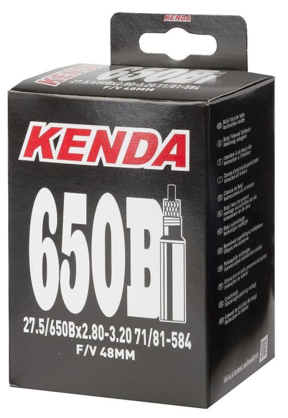Kenda 27.5/650Bx2.80-3.20 (71/81-584) FV-48mm duše - main (0)