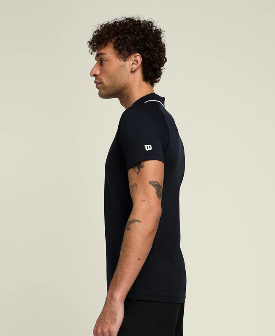 Pánské tričko Wilson  M Team Seamless Polo 2.0 Black M - main (5)