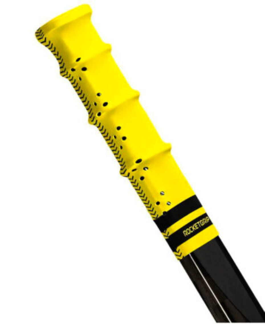 Koncovka na hokejku RocketGrip  Rubber Ultra Grip Yellow/Black Senior - main (0)