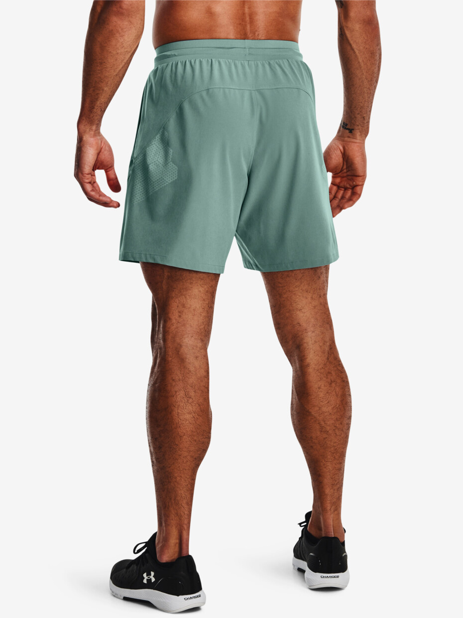 Pánské šortky Under Armour  Storm Armourprint Woven Storm Shorts-GRN S - main (5)