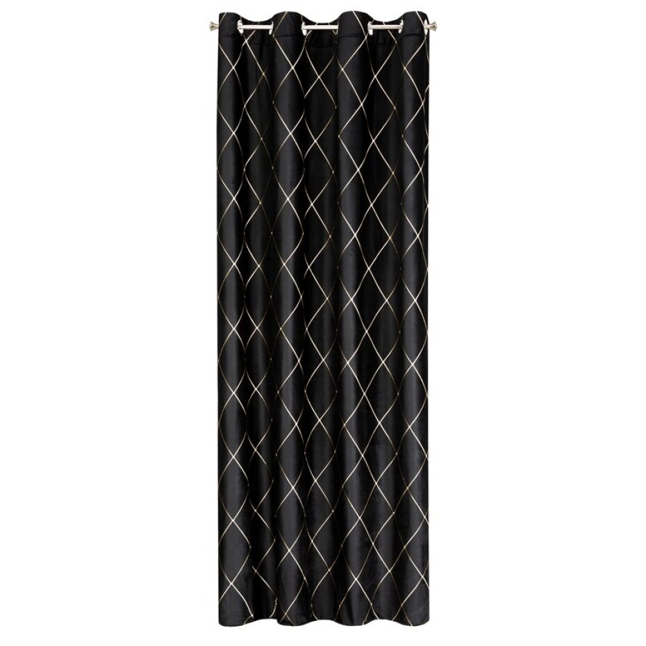 ArtFir Závěs PIERRE CARDIN MARGO K | černá 140x250 cm - main (2)