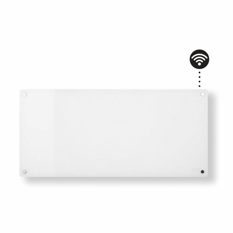 Mill skleněný konvektor na zeď s Wifi 900W bilý - main (1)