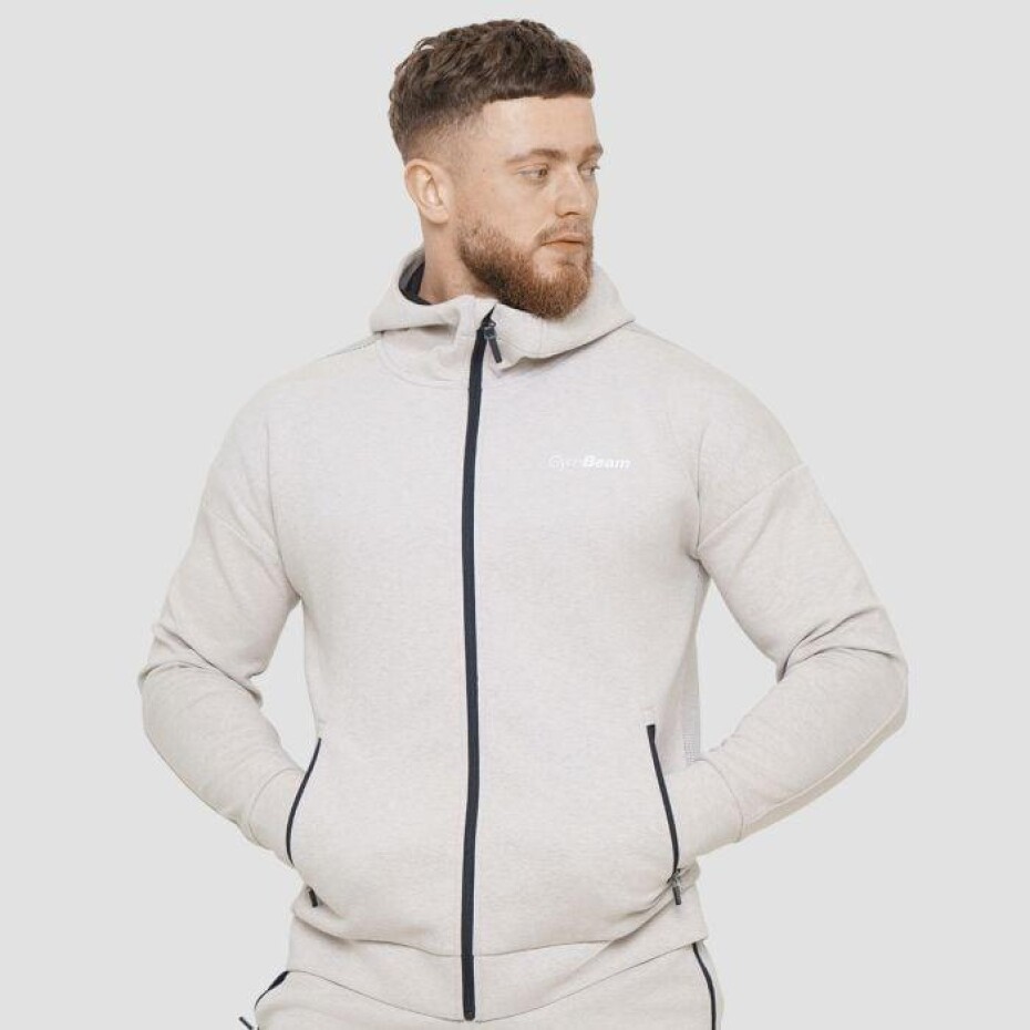 GymBeam Mikina se zipem Agile Desert - main (0)