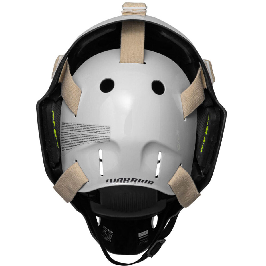 Brankářská hokejová maska Warrior  F2 Pro White Senior M/L - main (5)