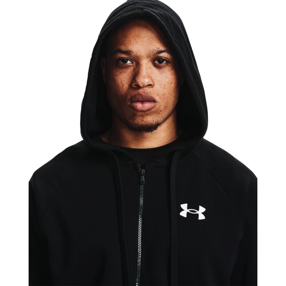 Pánská mikina Under Armour  RIVAL FLC LOCKERTAG FZ HD-BLK L - main (2)