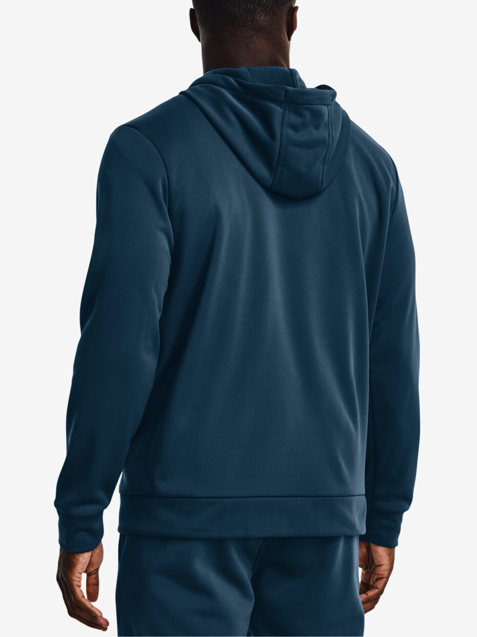 Pánská mikina Under Armour  Fleece FZ Hoodie-BLU S - main (5)
