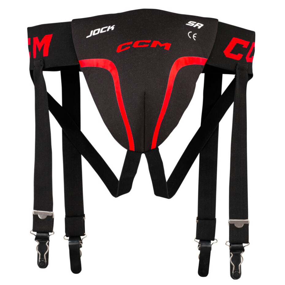 Suspenzor CCM  Jock Combo Black/Red Junior - main (0)
