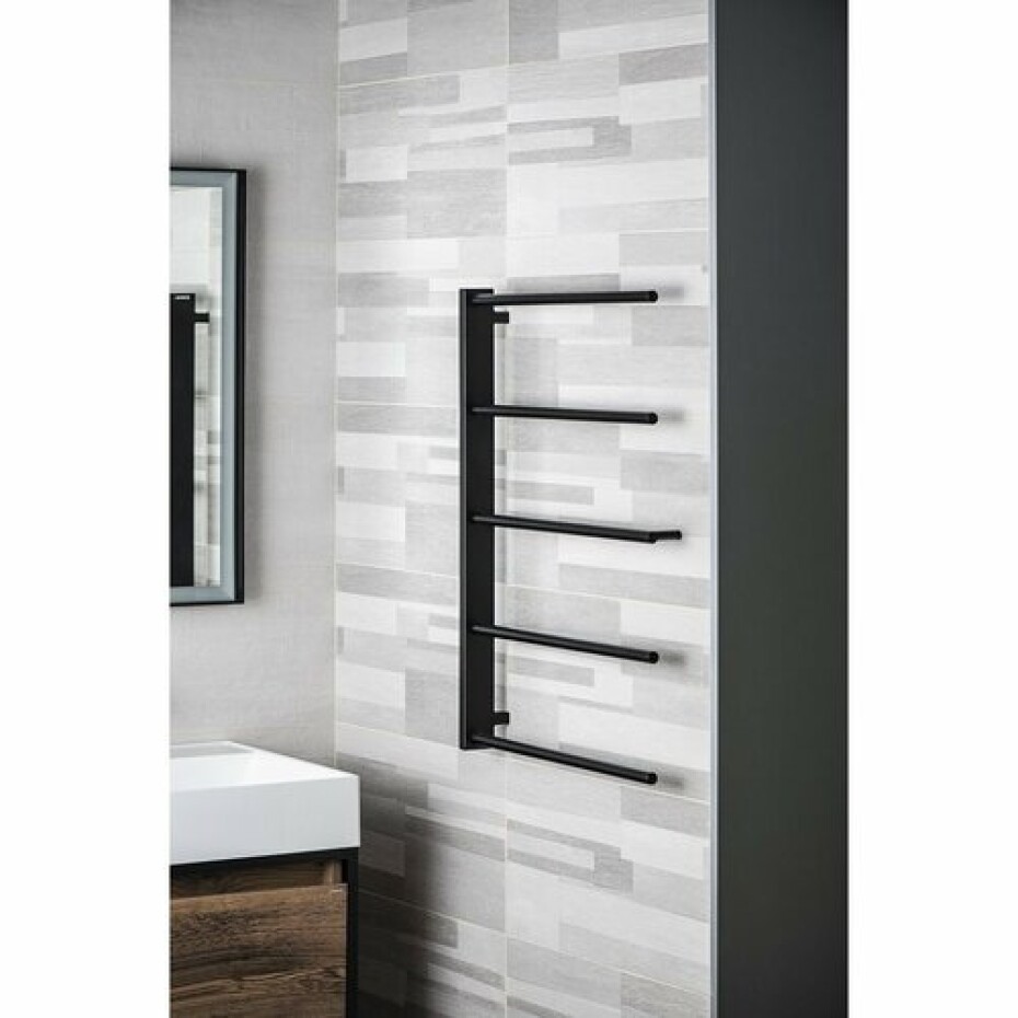 SAPHO SN883 Slice sušák osušky, 52 x 79 cm, černá mat - main (2)