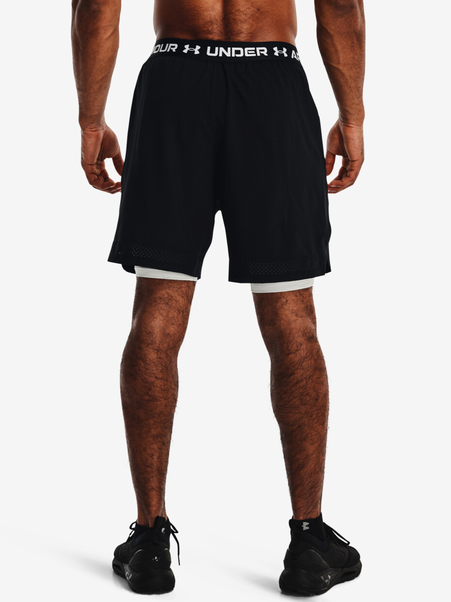 Pánské šortky Under Armour  Vanish Woven 2in1 Sts-BLK S - main (6)