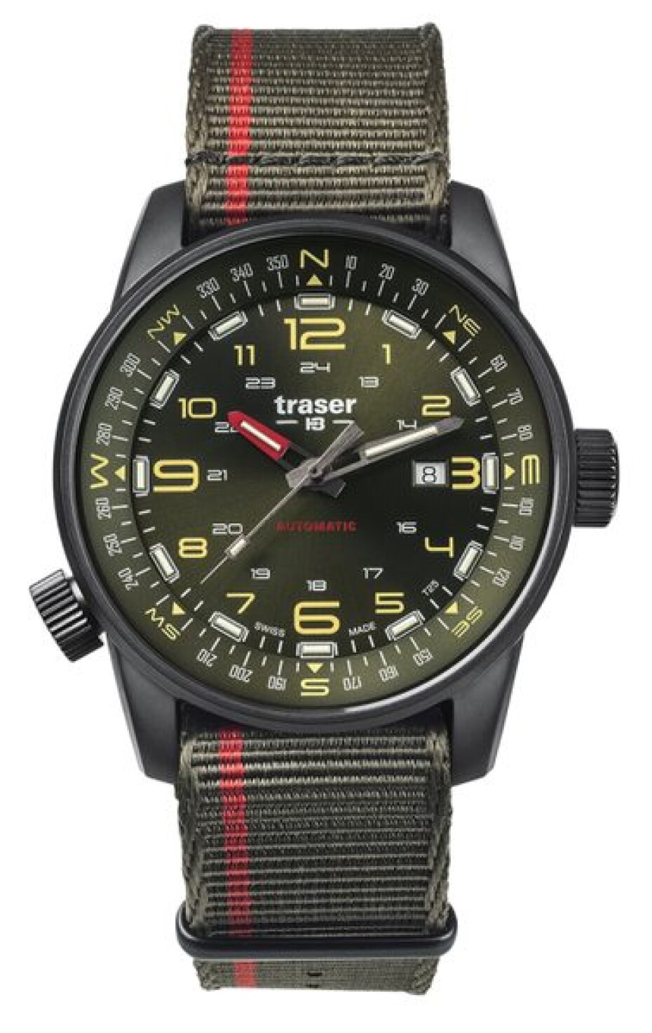 Traser P68 Pathfinder Automatic Green Nato - main (0)