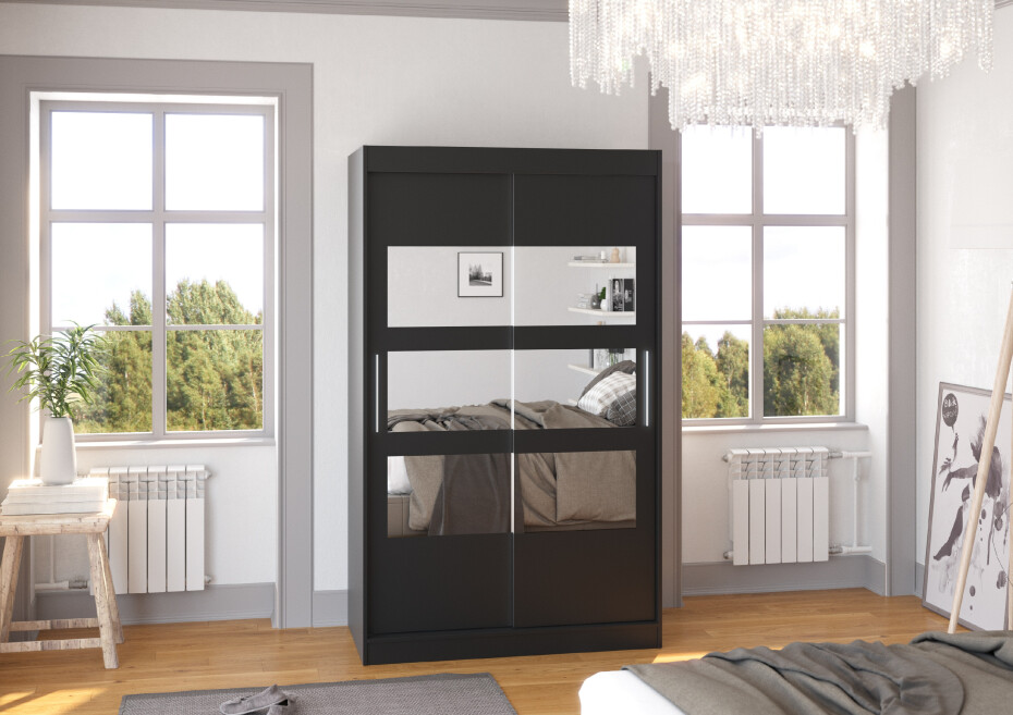 ArtAdrk Šatní skříň KOLORADO | 120 cm Barva: Trufla - main (5)